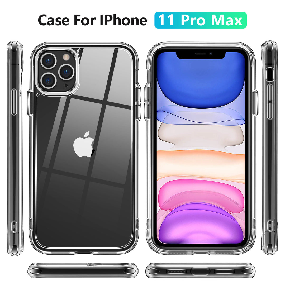 navor Transparent Phone Case Compatible with iPhone 11 Pro Max Lightweight Anti-Yellowing Scratch-Resistant Slim Fit Image 7