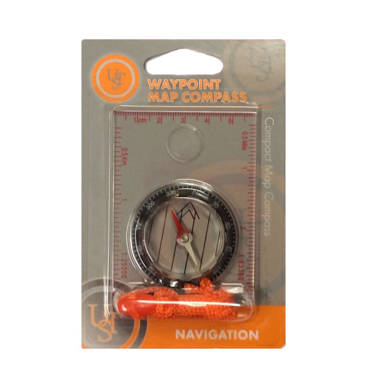 (2 Pack) UST Transparent Waypoint Compass with Magnifying Glass and Scales Image 3