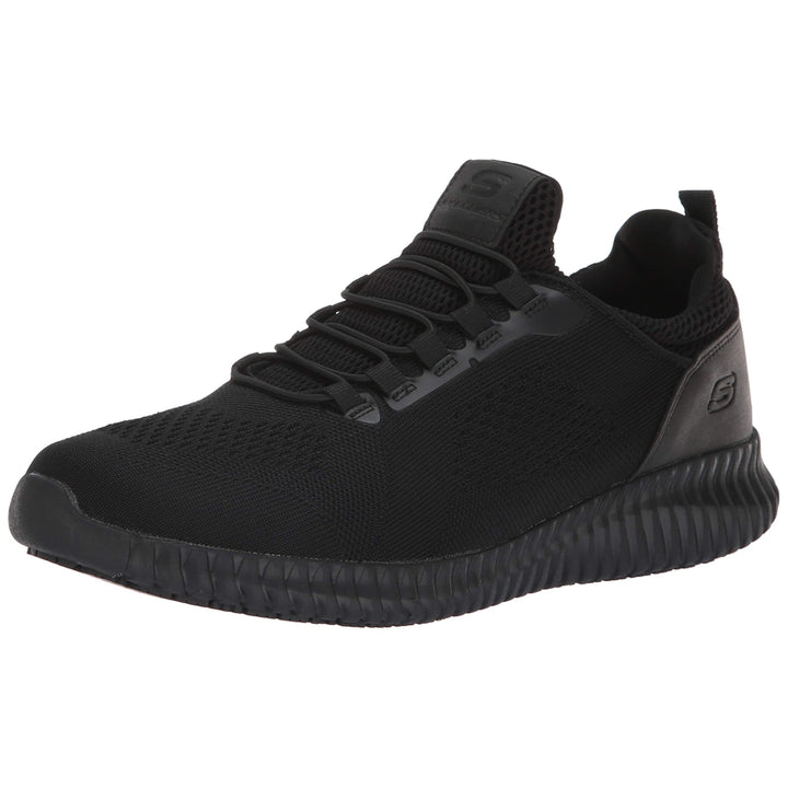 Skechers Mens Cessnock Food Service Shoe BLACK Image 2