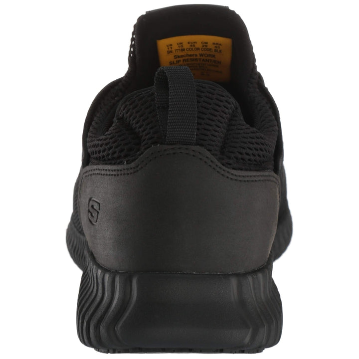 Skechers Mens Cessnock Food Service Shoe BLACK Image 3