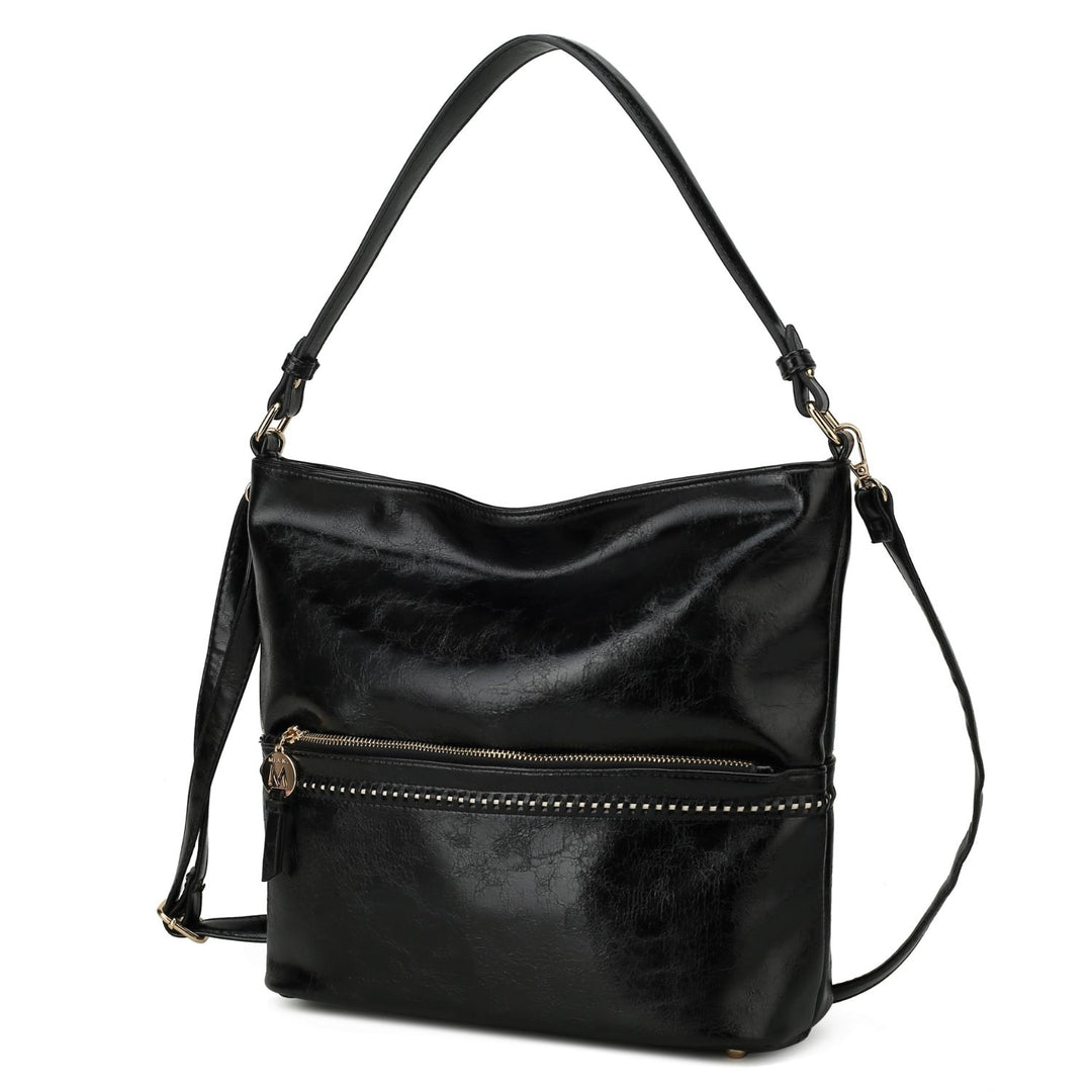 Sierra Vegan Leather Crossbody Womens Shoulder Bag by Mia K Image 3