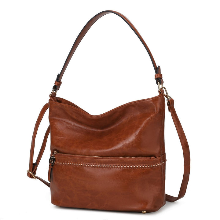 Sierra Vegan Leather Crossbody Womens Shoulder Bag by Mia K Image 4