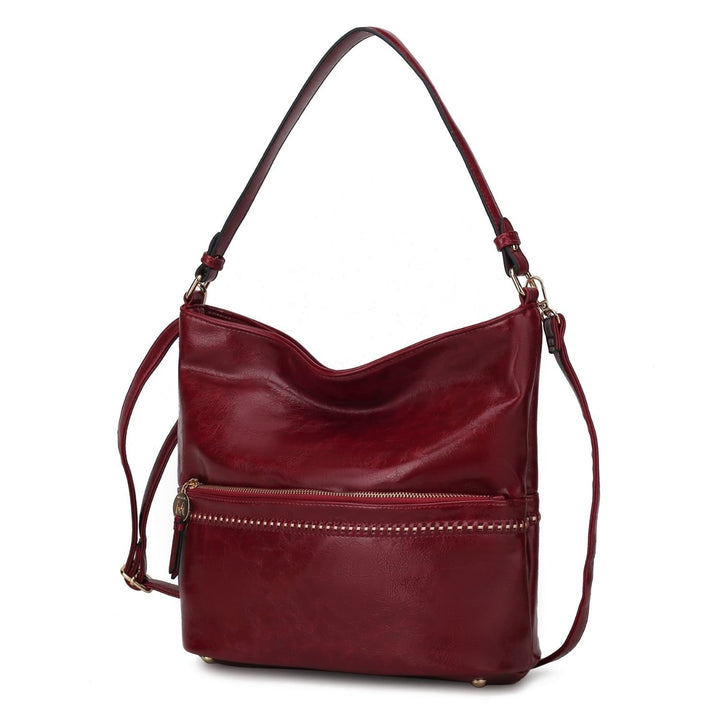 Sierra Vegan Leather Crossbody Womens Shoulder Bag by Mia K Image 1