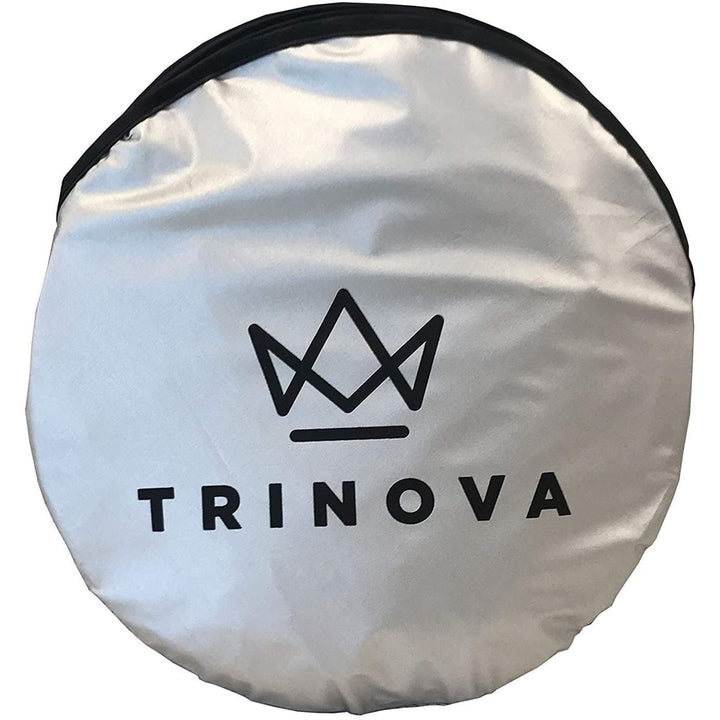 TriNova Car Sun Shade Windshield Sunshade Cover Maximum UV Protection Universal fit Easy Storage Image 4