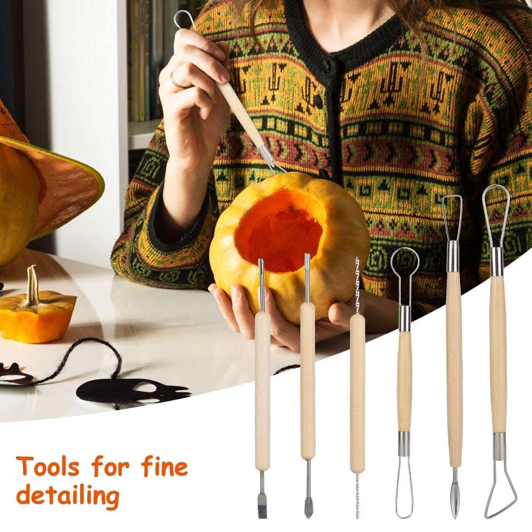 13Pcs Halloween Pumpkin Carving Kit Stainless Steel Carving Kit Pumpkin Sculpting Cutting Kit Halloween Decorative Tools Image 3