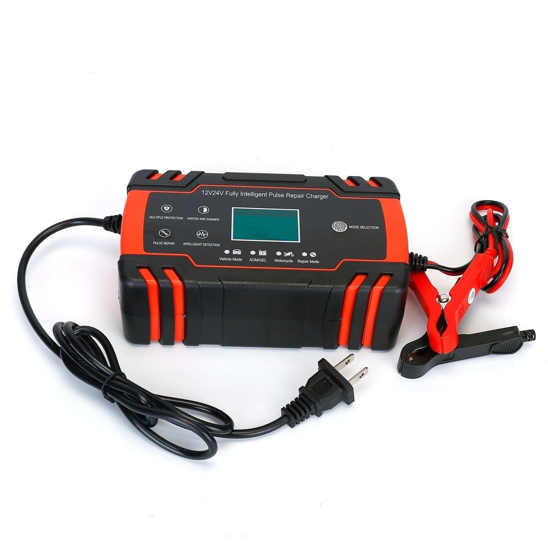 Car Battery Charger 12V 8A 24V 4A Smart Automatic Battery Charger with LCD Display Image 12