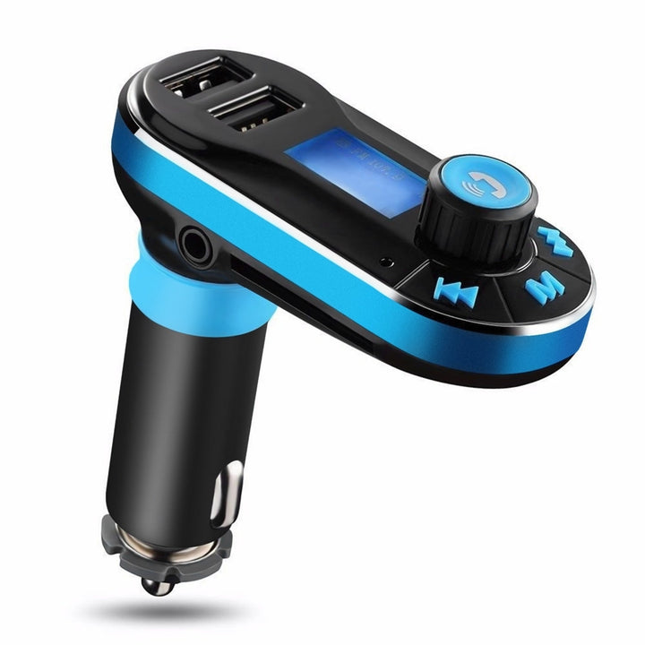Car Wireless FM Transmitter Dual USB Charger Hands-free Call MP3 Player Aux-in LED Display Remote Controller Image 1