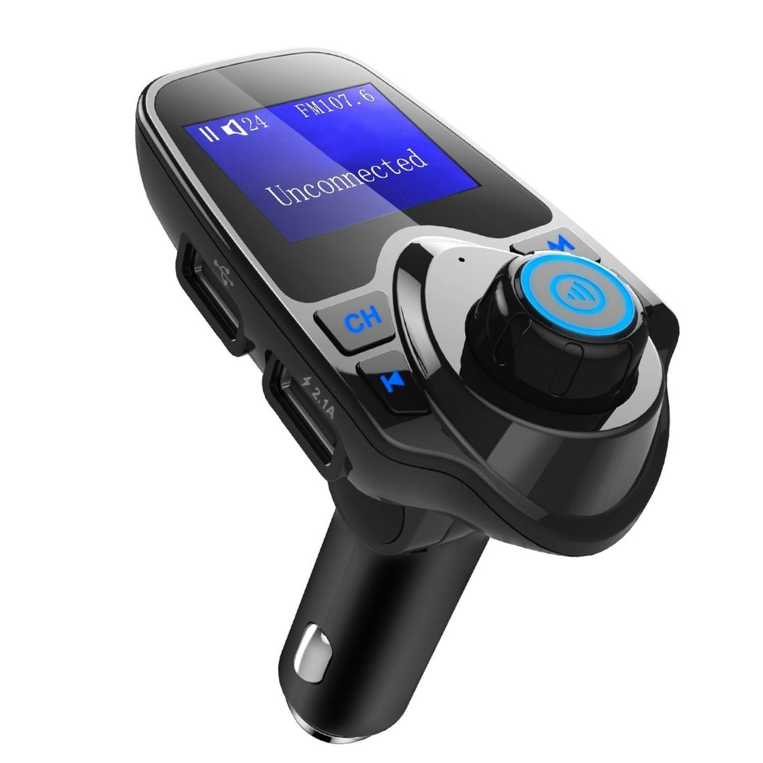 Car Wireless FM Transmitter MP3 Player Hand-Free Call USB Charger AUX Input Image 1