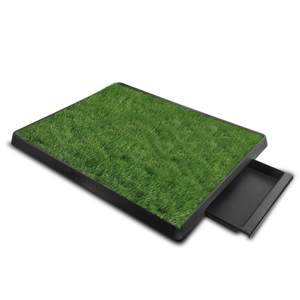 Dog Potty Training Artificial Grass Pad Pet Cat Toilet Trainer Mat Puppy Loo Tray Turf Image 2