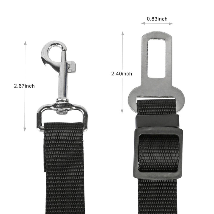 2Pcs Pet Dog Seat Belt Leash Adjustable Pet Dog Cat Safety Leads Harness Image 10