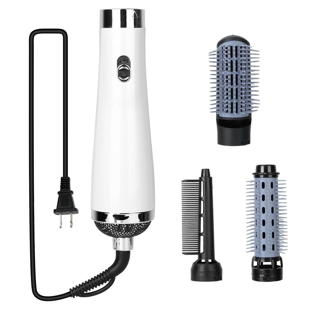 3 In 1 Hot Air Brush One-Step Hair Dryer Comb 3 Interchangeable Brush Combs Volumizer Hair Curler Straightener Image 11