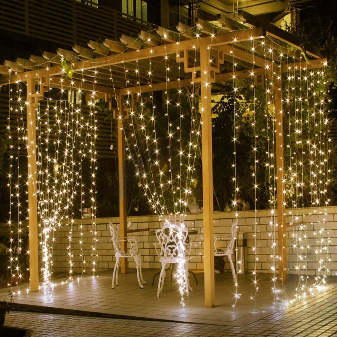 3 meter 300 LEDs String Curtain Light IP44 String Fairy Lights Party Xmas Decor Lamps Image 6