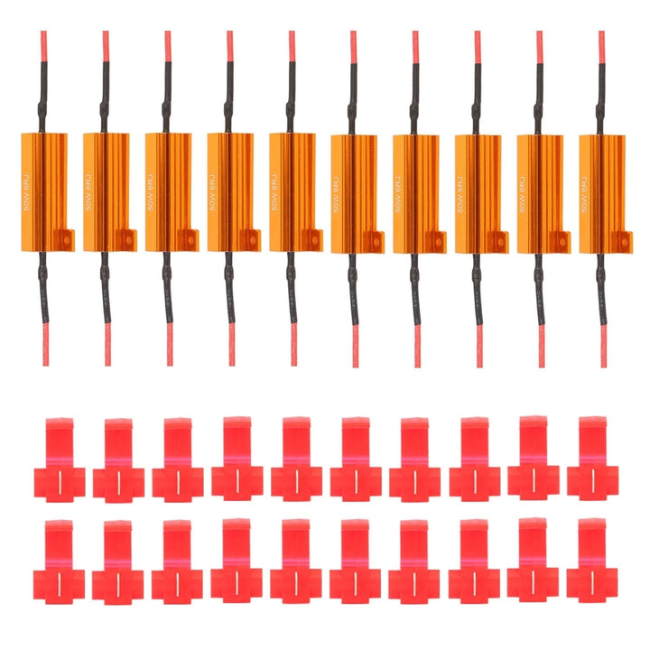 10 PIC 50W 6 ohm Load Resistor Set with T-Taps Image 6
