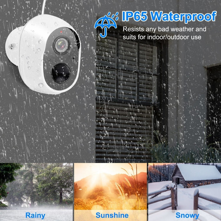 1080P FHD WiFi IP Camera Two-Way Audio Security Surveillance Camera IP65 Waterproof Network Camcorder Image 9