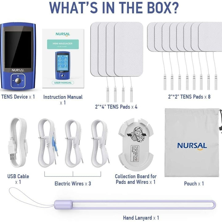 24 Modes Dual Channel TENS EMS Unit Muscle Stimulator for Pain Relief Therapy 12 Pcs Electrode Pads Image 6