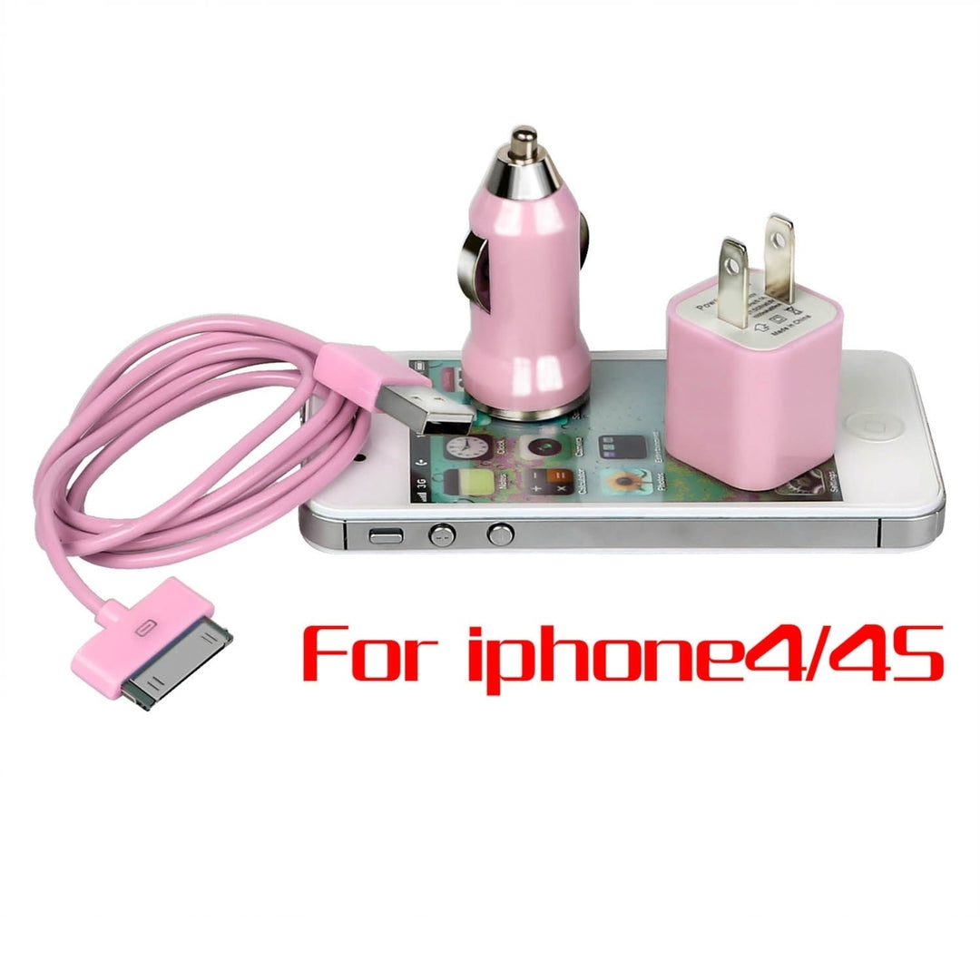 32pin USB Car Charger USB Wall Charger USB Cable Compatible with iPhone4 4S Image 10