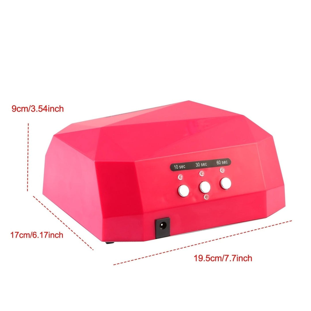 36W UV LED Lamp Nail Polish Dryer 15 LEDs Fingernail Toenail Gel Curing Machine Nail Art Painting Salon Tools Set US Image 12