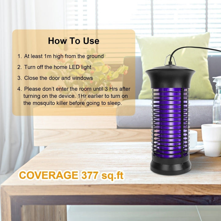 Electric Bug Zapper Mosquito Killer UV Light Flying Zapper Insect Killer Lamps Pest Fly Trap Image 6