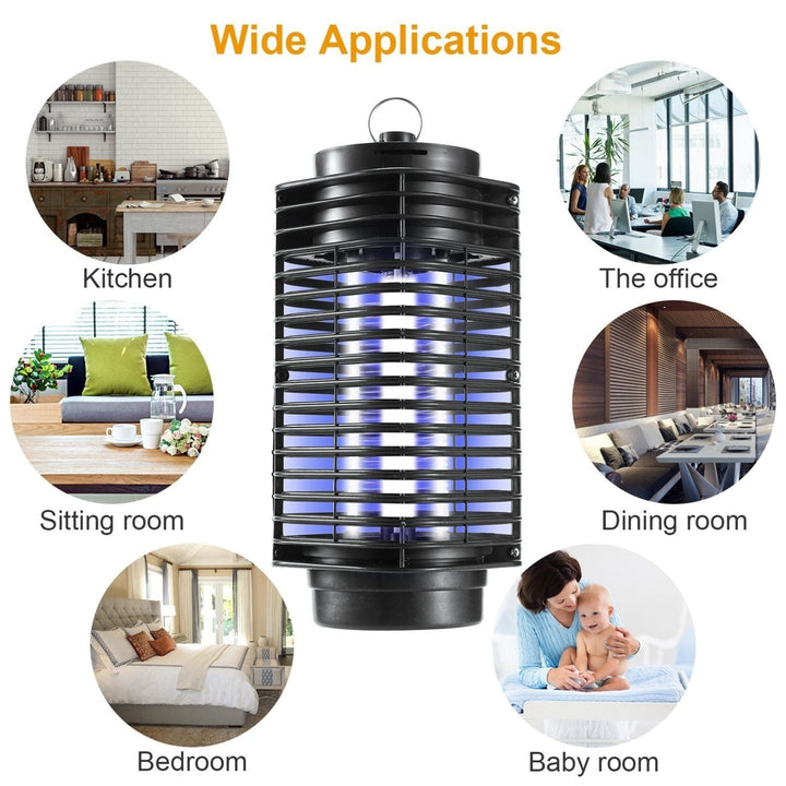 Electric Bug Zapper UV Light Flying Zapper Insect Killer Lamps Pest Mosquito Fly Trap Catcher Image 12