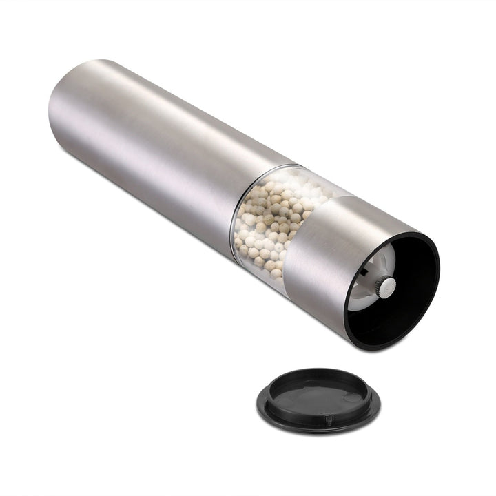 Electric Salt Pepper Grinder with Light Adjustable Coarseness Stainless Steel Salt Pepper Shaker Image 12