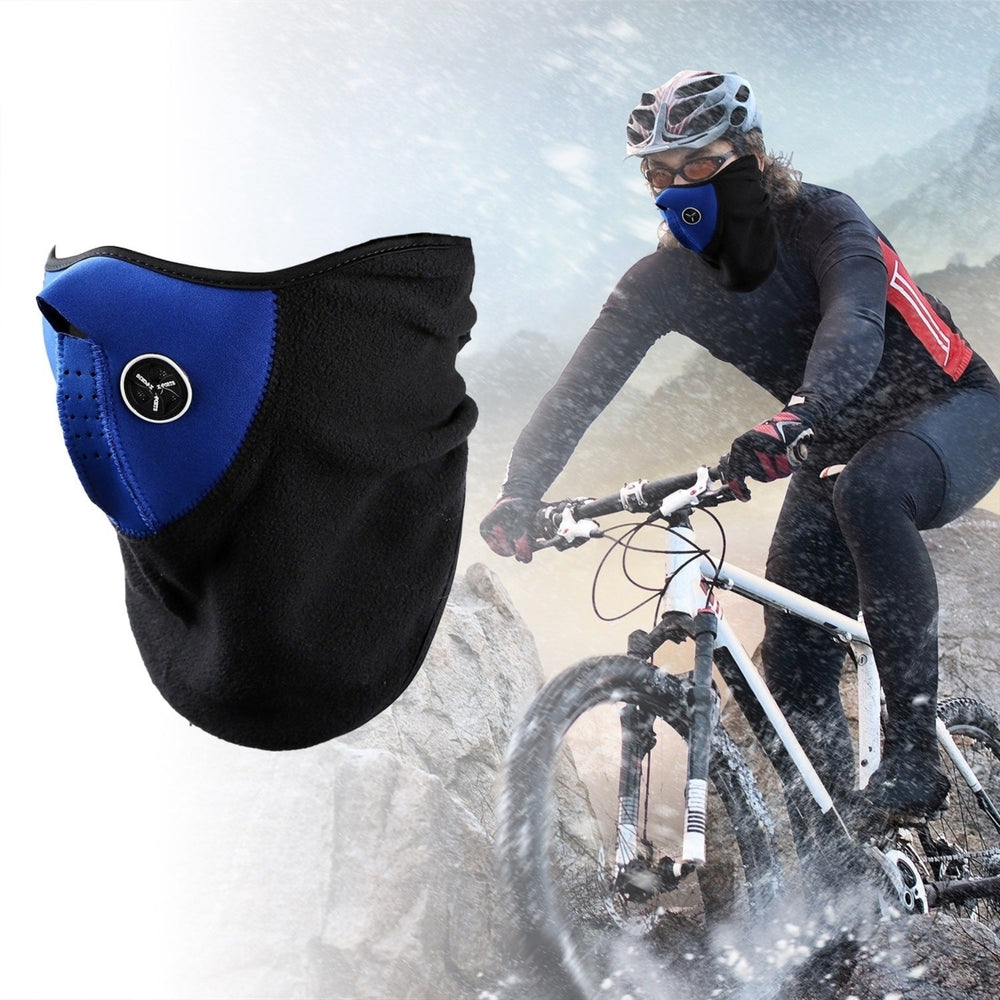 Half Face Mask Breathable Windproof Dustproof Neck Warmer for Bike Motorcycle Racing Image 2