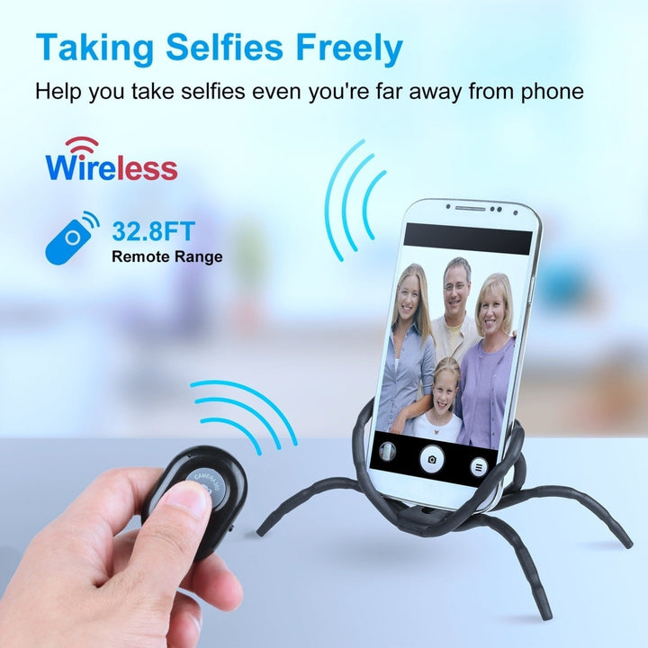 Flexible Spider Phone Stand Bendable Spider Phone Holder Phone Selfie Remote Cradle Image 4