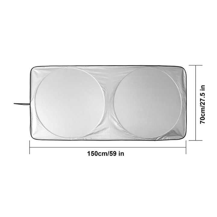 Foldable Car Windshield Visor Sunshade Image 10