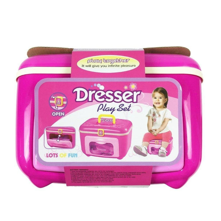 Girl Hairdresser Pretend Play Toy Fashion Beauty Play Set Image 2