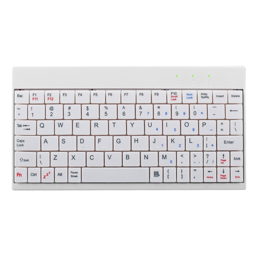 80 Keys Wired Keyboard Mini USB Connector Keyboard Portable Durable Keyboard with Carry Bag Image 9