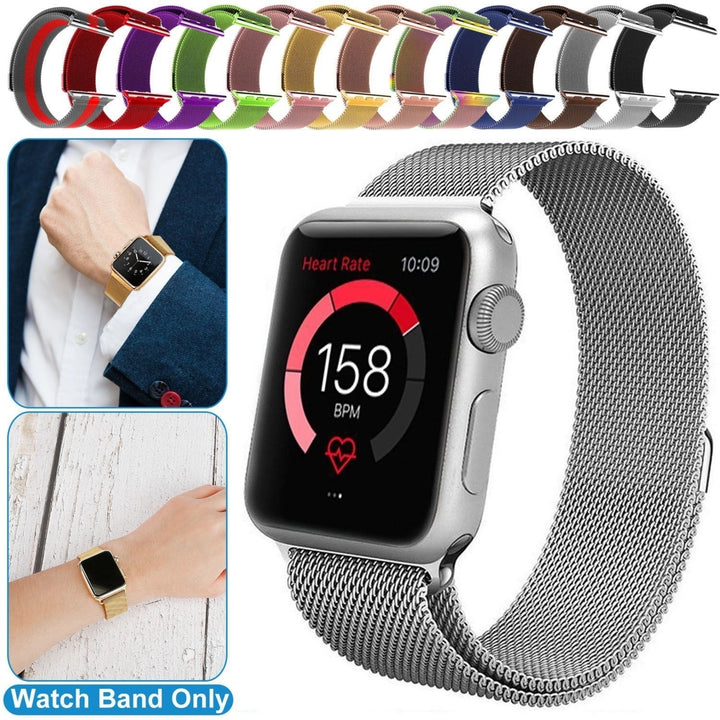 Magnetic Watch Band Replacement Milanese Bands Compatible For Apple Watch Bands 42mm Series 1 2 3 Image 4