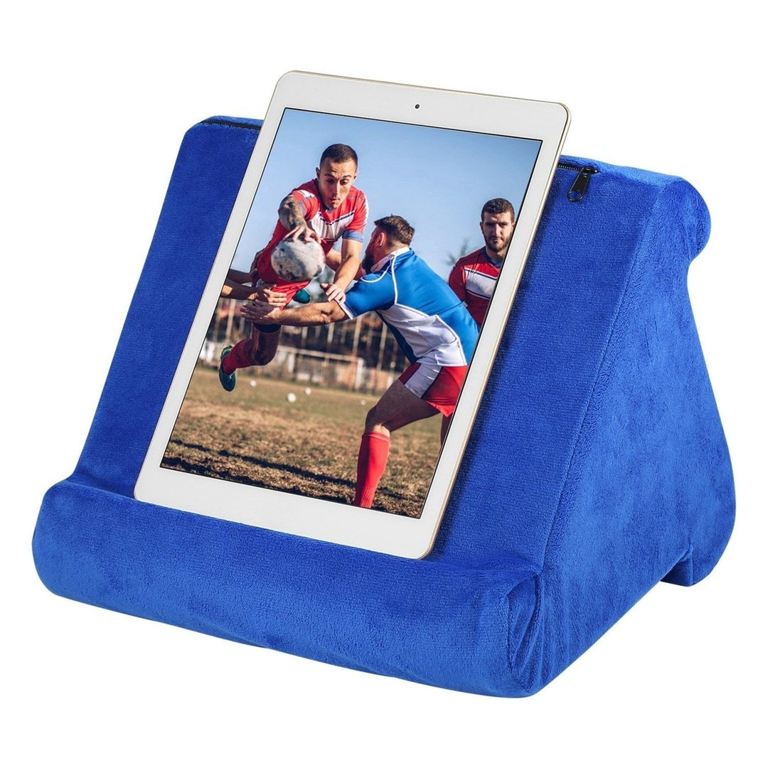 Multi-Angles Soft Tablet Stand Tablet Pillow for iPad Smartphones E-Readers Books Magazines Image 1