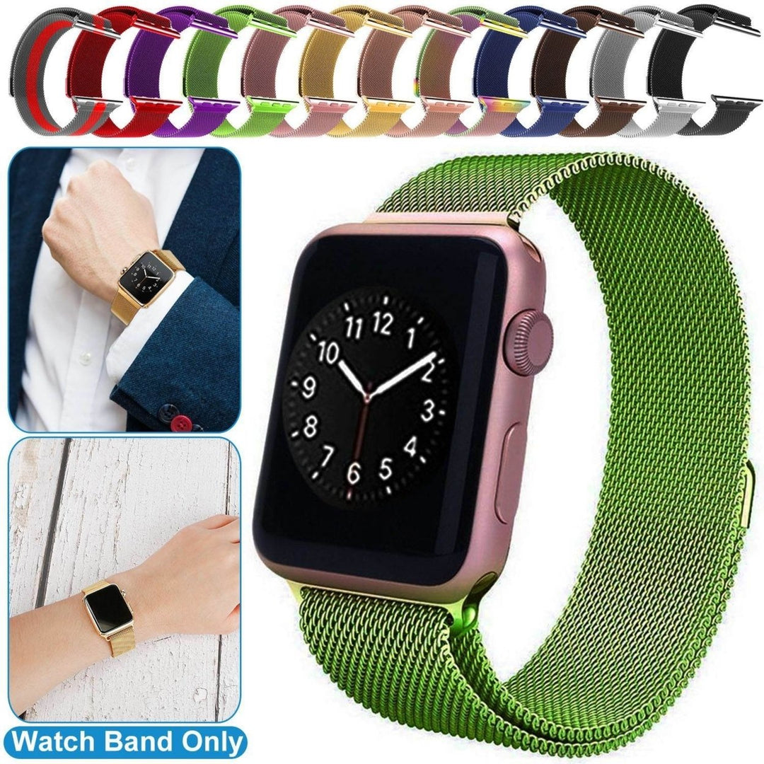 Magnetic Watch Band Replacement Milanese Bands Compatible For Apple Watch Bands 42mm Series 1 2 3 Image 1