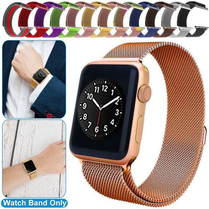 Magnetic Watch Band Replacement Milanese Bands Compatible For Apple Watch Bands 42mm Series 1 2 3 Image 8
