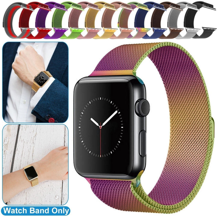 Magnetic Watch Band Replacement Milanese Bands Compatible For Apple Watch Bands 42mm Series 1 2 3 Image 9