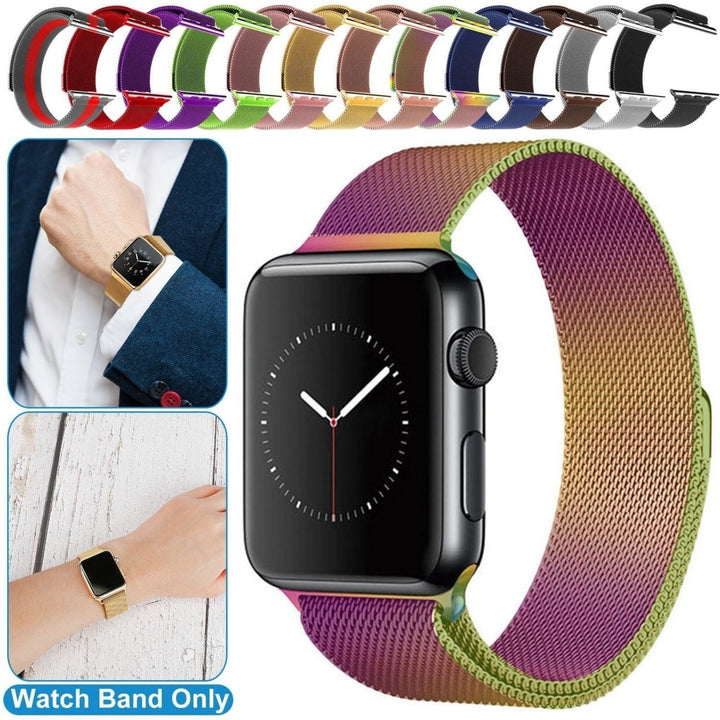 Magnetic Watch Band Replacement Milanese Bands Compatible For Apple Watch Bands 42mm Series 1 2 3 Image 1