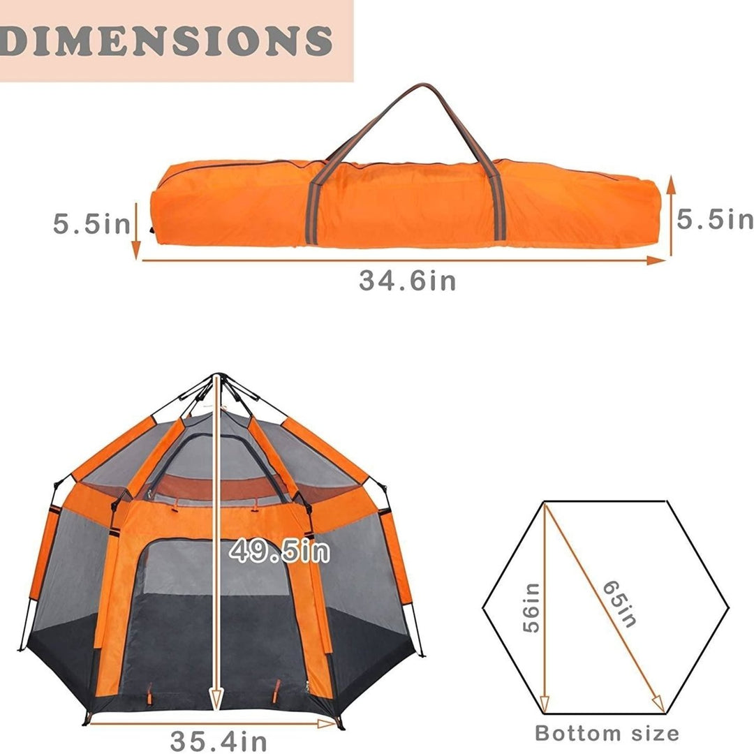 Play Tent Pop Up Portable Hexagon Playhouse for Backyard Patio Indoor Outdoor Breathable Tent House Children Boys Girls Image 4