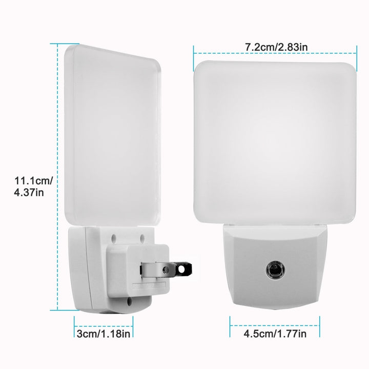 LED Night Light Dusk To Dawn Sensor Lamps Plug-in Light for Hallway Kitchen Bathroom Image 12