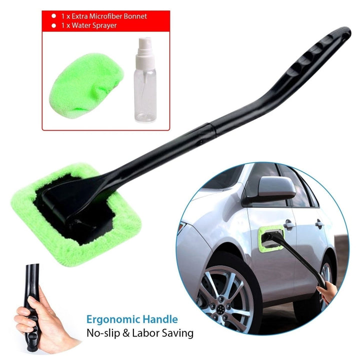 Microfiber Windshield Clean Car Auto Wiper Cleaner Glass Window Cleaning Brush Kit Tool Image 3