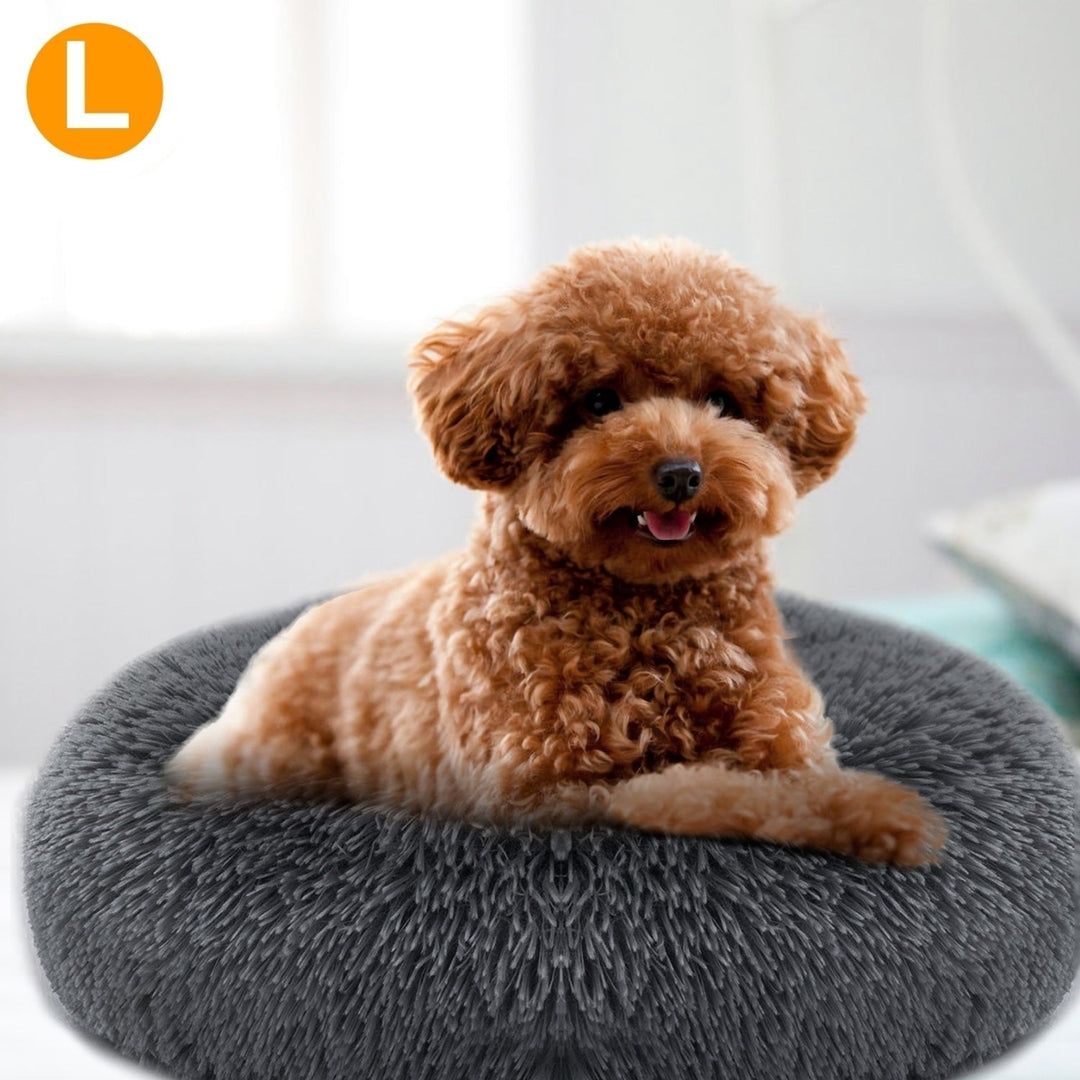 Pet Dog Bed Soft Warm Fleece Puppy Cat Bed Dog Cozy Nest Sofa Bed Cushion L Size Image 12