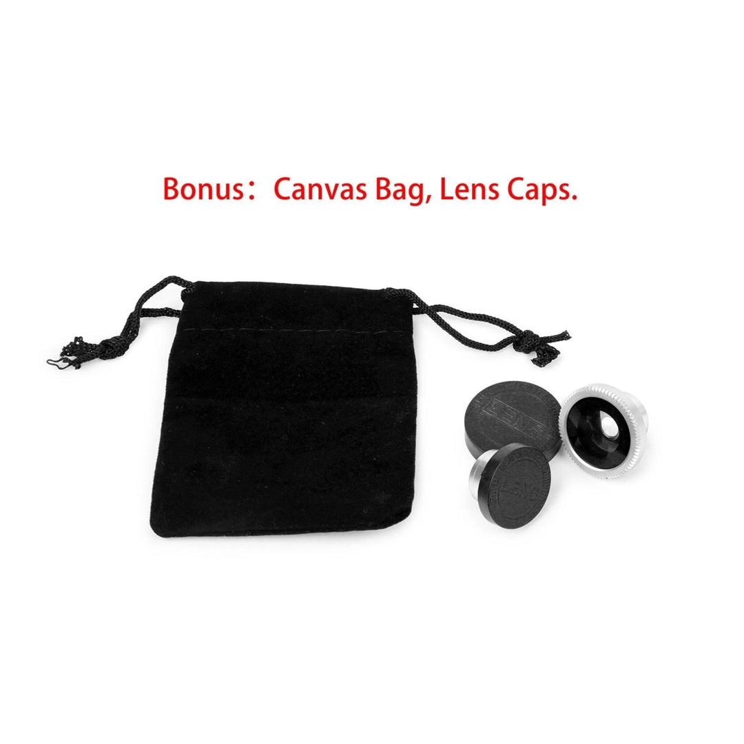 Phone Camera Lens Kit Magnetic 180 Fisheye Lens 0.67xWide Angle 10X Macro Lens Image 10