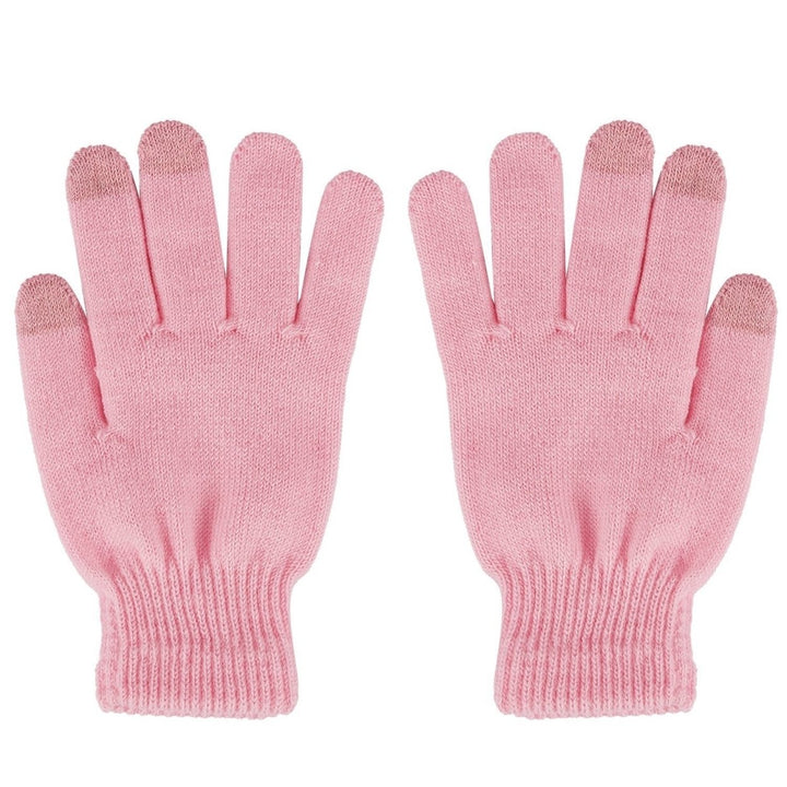 Unisex Winter Knit Gloves Touchscreen Outdoor Windproof Cycling Skiing Warm Gloves Image 1