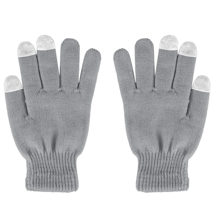 Unisex Winter Knit Gloves Touchscreen Outdoor Windproof Cycling Skiing Warm Gloves Image 1