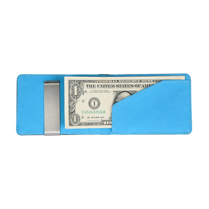 Unisex PU Leather Wallet RFID Blocking Slim Bifold Credit Card Holder with Money Clip Image 9