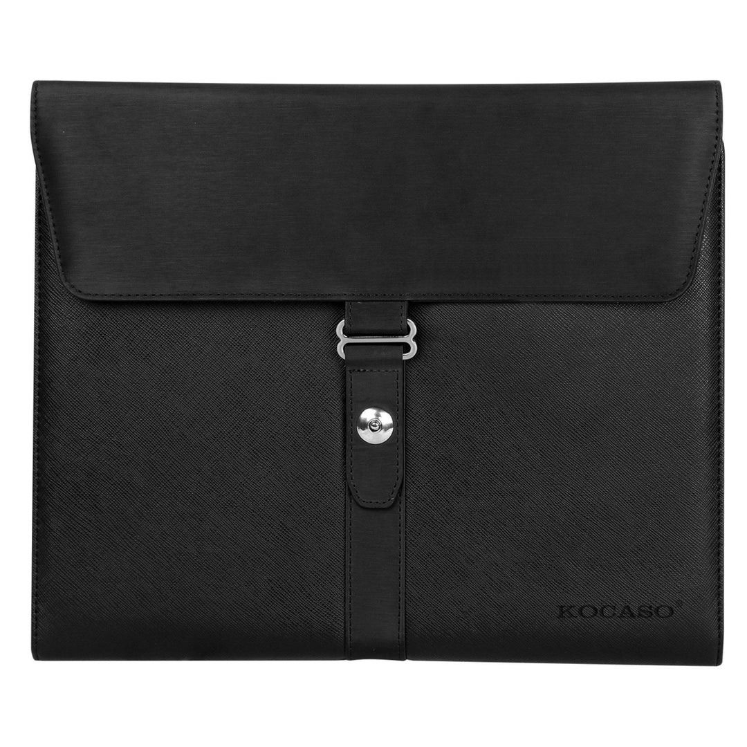 Padfolio Portfolio Folder Business Document Organizer PU Leather Padfolio Holder Case Image 10