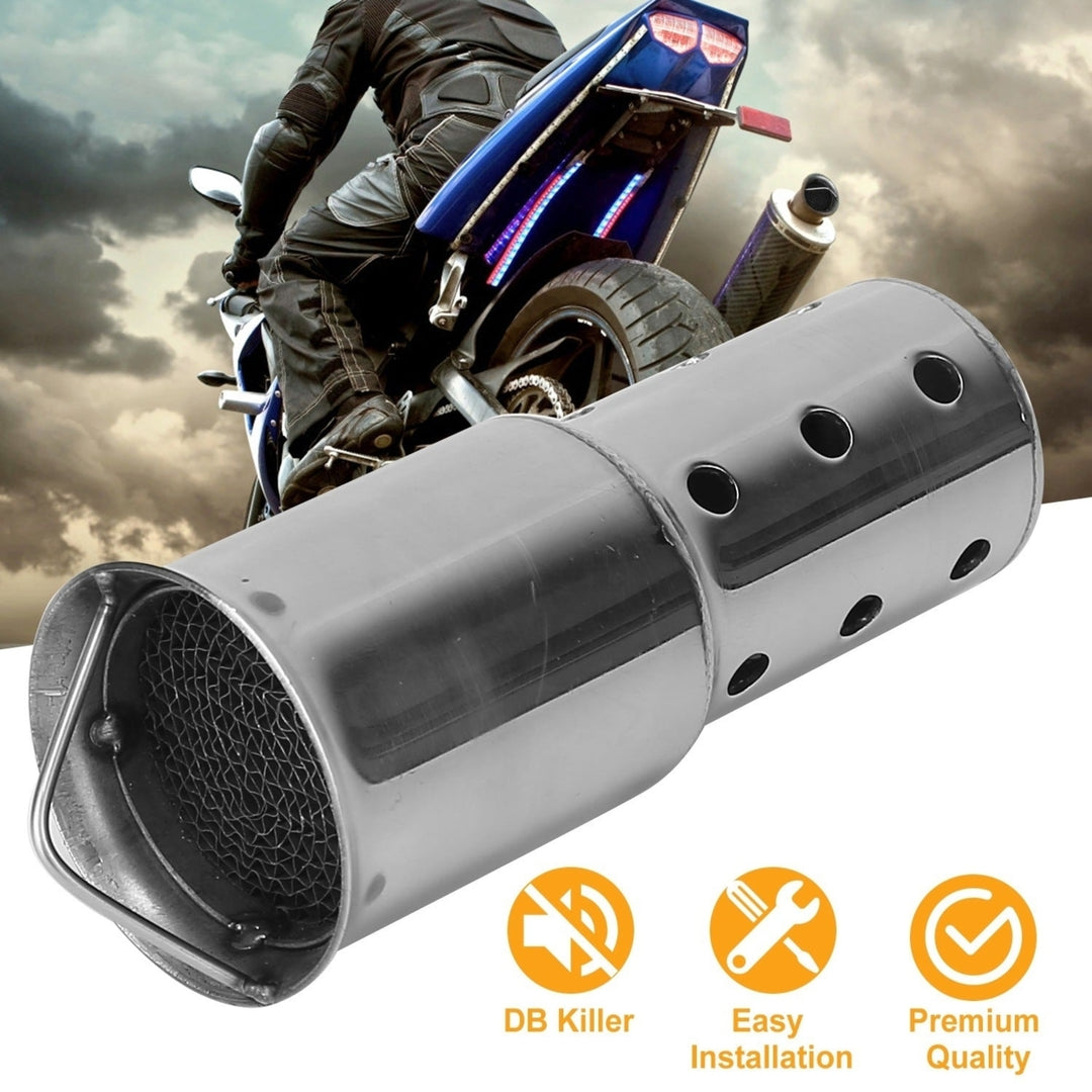 Pipe Silencer Muffler 51MM 2IN Exhaust Pipe Noise Sound Eliminator Motorcycle DB Killer Image 2