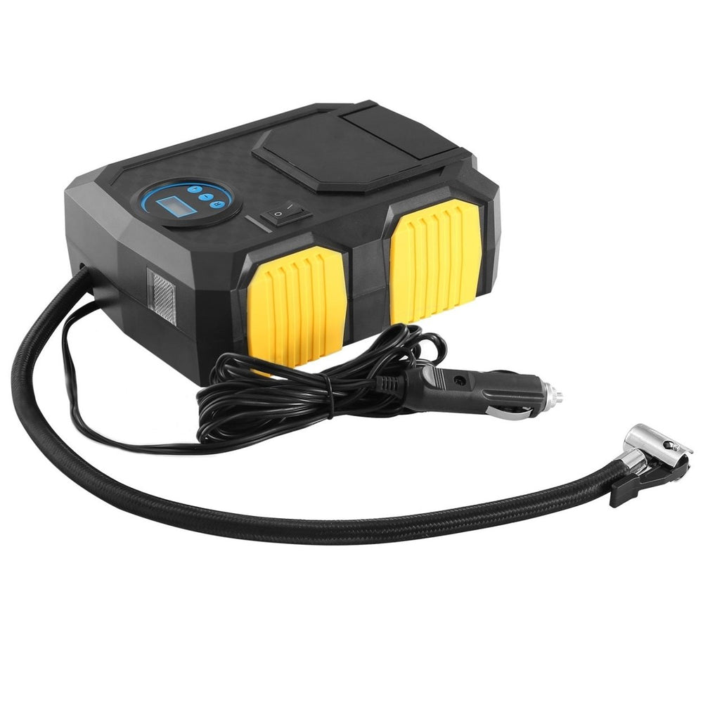 Tire Inflator 12V DC 120W 150PSI Tire Pump with LCD Electric Air Compressor Pump 25L Min Large Air Flow Image 2