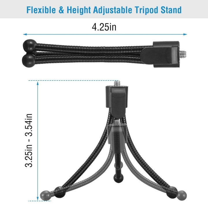 Tripod Stand For Camera Mini Projector Flexible Tripod Holder Heavy Duty Camera Tabletop Mount Image 3