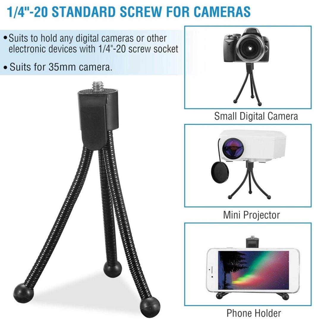 Tripod Stand For Camera Mini Projector Flexible Tripod Holder Heavy Duty Camera Tabletop Mount Image 4