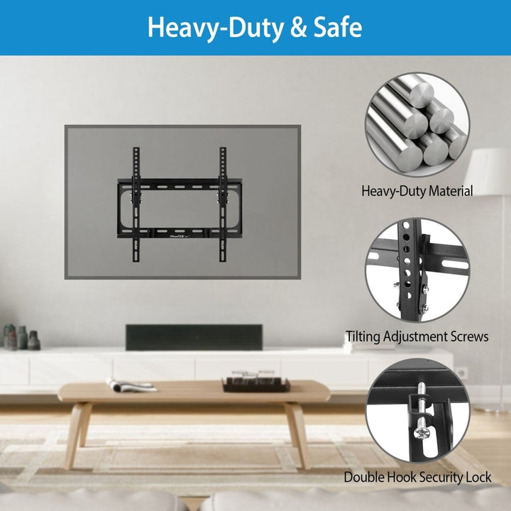 TV Wall Mount Tilt Dual Arm TV Mount Brackets Maximum VESA 400x400mm For 32-55in TVs Image 3