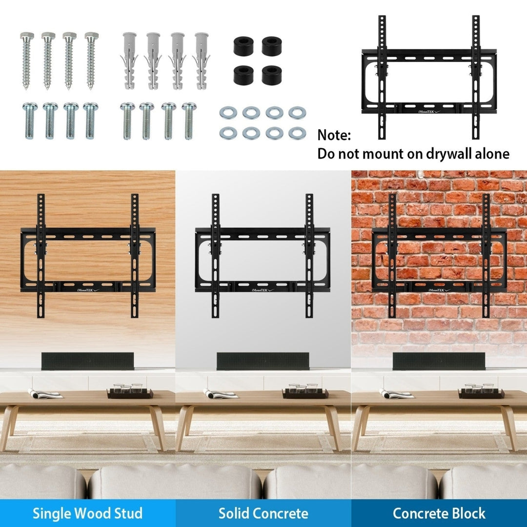 TV Wall Mount Tilt Dual Arm TV Mount Brackets Maximum VESA 400x400mm For 32-55in TVs Image 4